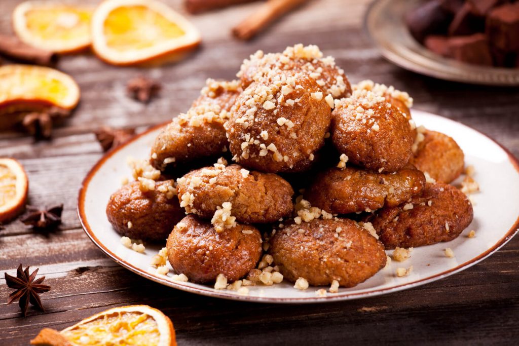 Melomakarona - Honey Walnut Vegan Cookies (Traditional)