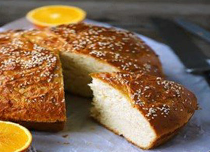 Vasilopita. New Year Bread with Coin (Seasonal)